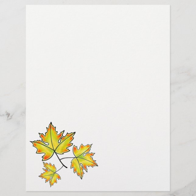 Yellow Maple Leaf (Front)