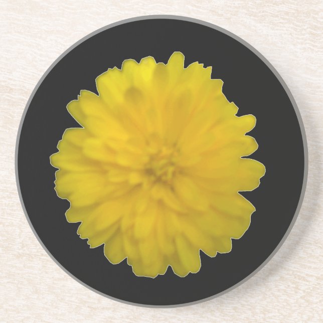 Yellow Marigold Coasters (Front)