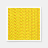 Yellow Marigold Floral Seamless Pattern