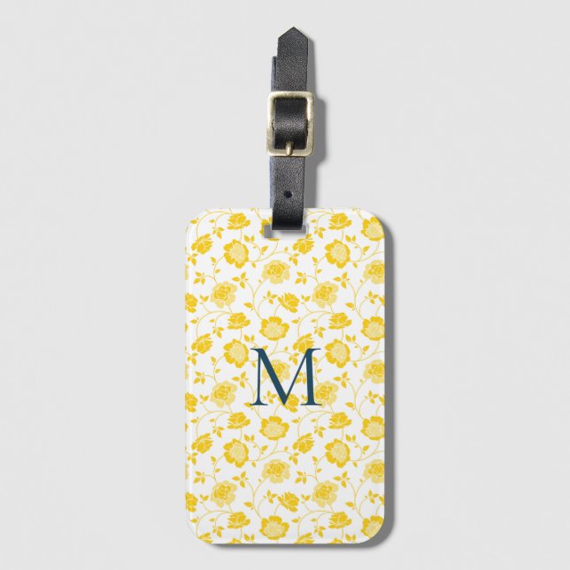Yellow Meadow Luggage Tag (Front Vertical)