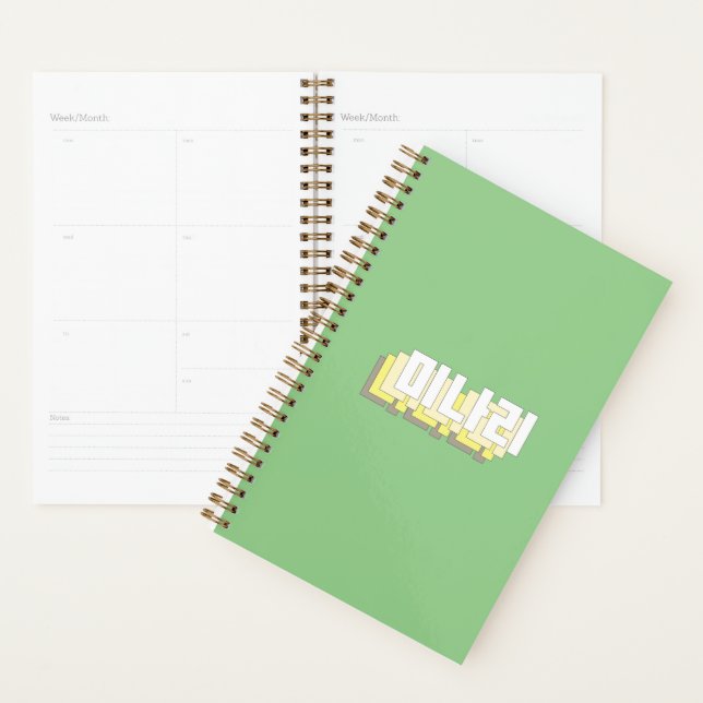 Yellow Minari - 미나리 - Lee Isaac Chung Hangul Planner (Display)