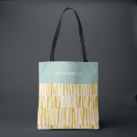 Yellow modern abstract pattern personalised gift tote bag<br><div class="desc">Yellow modern abstract pattern personalised gift tote</div>