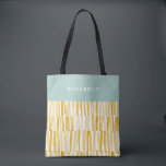 Yellow modern abstract pattern personalised gift tote bag<br><div class="desc">Yellow modern abstract pattern personalised gift tote</div>