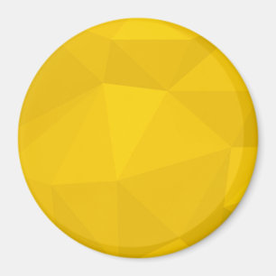 Yellow, modern, cool, trendy, urban geometric art magnet