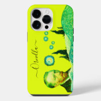 yellow modern vincent artist lemon text editable