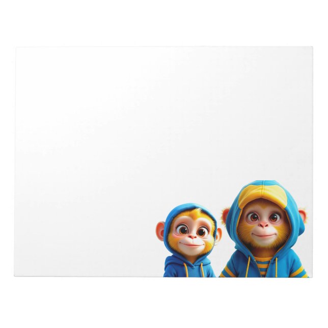 Yellow Monkeys Notepad (Front)