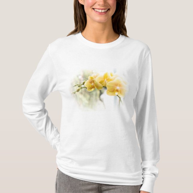 Yellow Moth Orchid in Sunshine T-Shirt (Front)