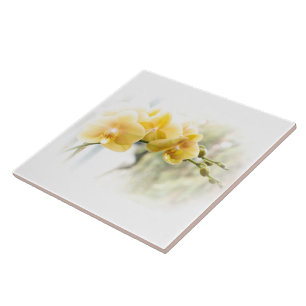 Yellow Moth Orchid in Sunshine Tile