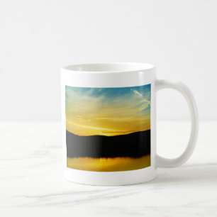 Yellow Mt Lake Sunset Coffee Mug