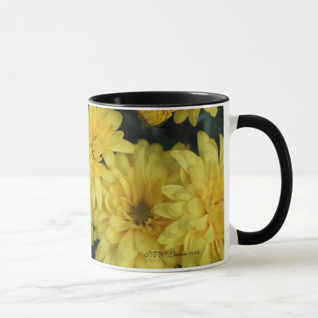 Yellow Mum Mug (Right)