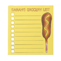 Yellow Mustard Corn Dog Personalised To Do List