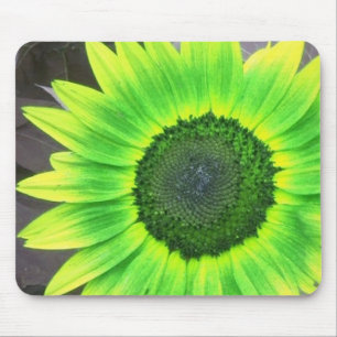 Yellow N Green Sunflower Mousepad