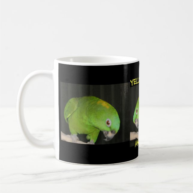 YELLOW NAPE AMAZON COFFEE MUG (Left)