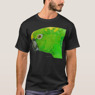 Yellow Nape Amazon Parrot (dark design) T-Shirt