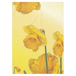 Yellow Narcissus Daffodil Tablecloth