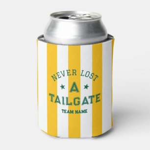 Yellow Never Lost A Tailgate Custom Team Game Day  Can Cooler