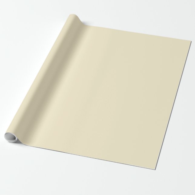 Yellow no.1,Solid Gold/Yellow  Wrapping Paper (Unrolled)