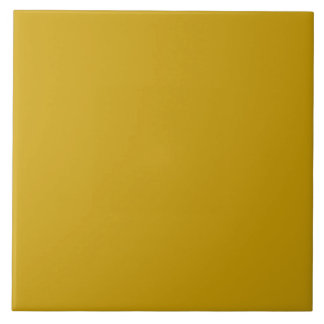 Yellow Ocher Ceramic Tile. Tile