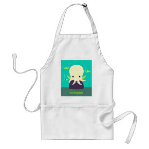 Yellow Octopus Apron