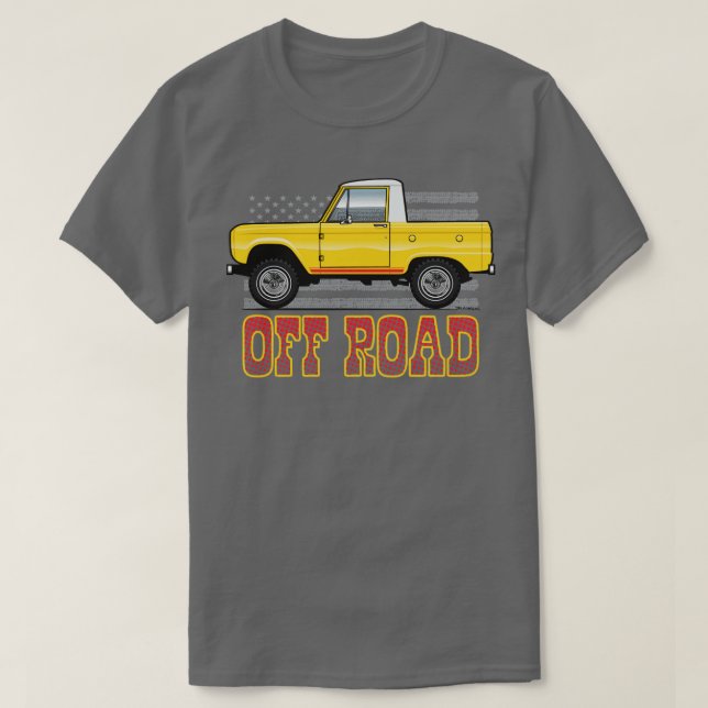 Yellow OffRoad T-Shirt (Design Front)