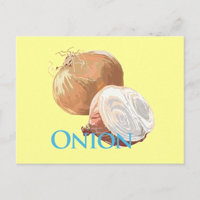 Yellow Onion Postcard (Front)