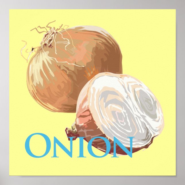 Yellow Onion Poster (Front)