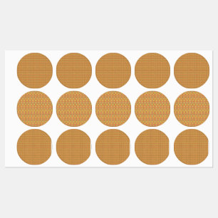 Yellow, orange, and brown wrapping paper sheets ar