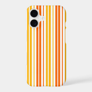 Yellow Orange and White Vertical Stripes Pattern