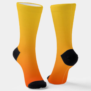 Yellow Orange Colour Socks