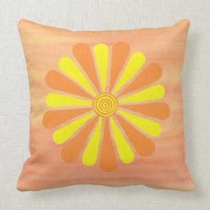 Yellow Orange Energy Sunbest Orange Blends Pillow