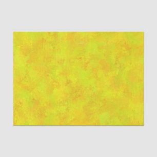 Yellow Orange Green Abstract Pattern Tissue Paper