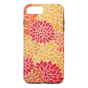 Yellow & Orange Mod Floral Case-Mate iPhone Case