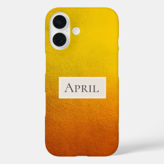 Yellow & Orange Ombre iPhone 16 Case