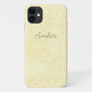 Yellow Orange Paint Textured Pattern Personalised Case-Mate iPhone Case