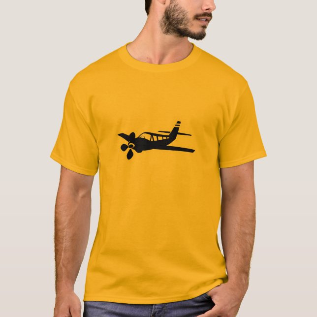 Yellow Orange Plane T-Shirt (Front)
