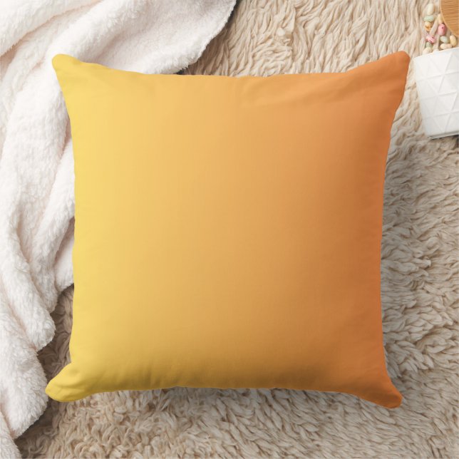 Yellow Orange Shades Cushion (Blanket)