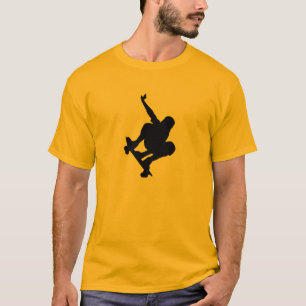 Yellow Orange Skateboarding T-Shirt
