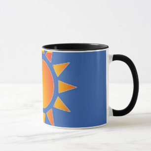 Yellow Orange Sun Mug