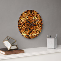 Yellow Orange Taupe Brown Hip Bohemian Bali Art