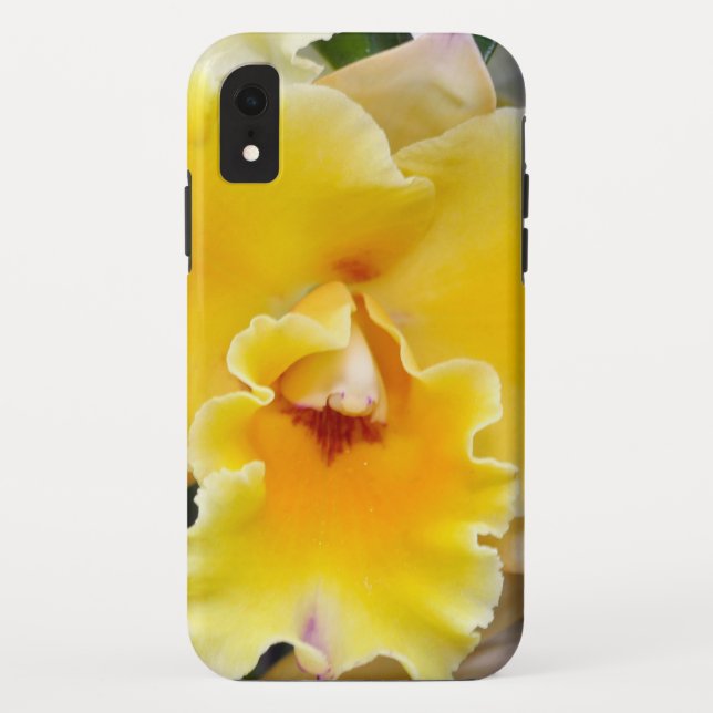 Yellow Orchid Case-Mate iPhone Case (Back)