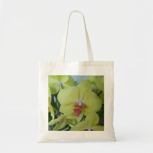 Yellow orchids tote bag (Front)