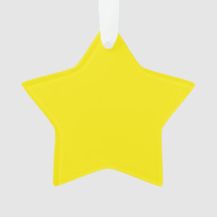 Yellow ornament
