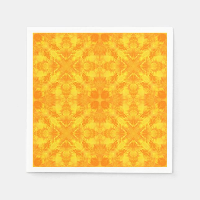 Yellow ornament napkin (Front)