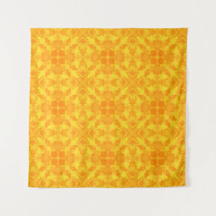 Yellow ornament tapestry