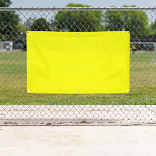 Yellow Outdoor Banner