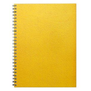 YELLOW PAINTED WALL - COLOURFUL INSPIRATION FOR A  NOTEBOOK