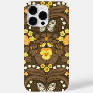 Yellow pansies, birds and butterflies Case-Mate iPhone 14 pro max case