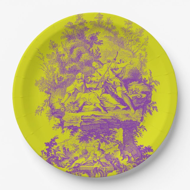 Yellow Paper Plate (Front)