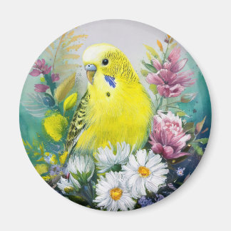 Yellow Parakeet Magnet