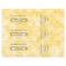 Yellow Parchment Paper Style Soap Band / Label